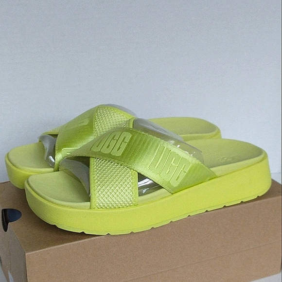 New w/Box UGG Emily Mesh Crossover Slides Size 6 - Picture 12 of 13